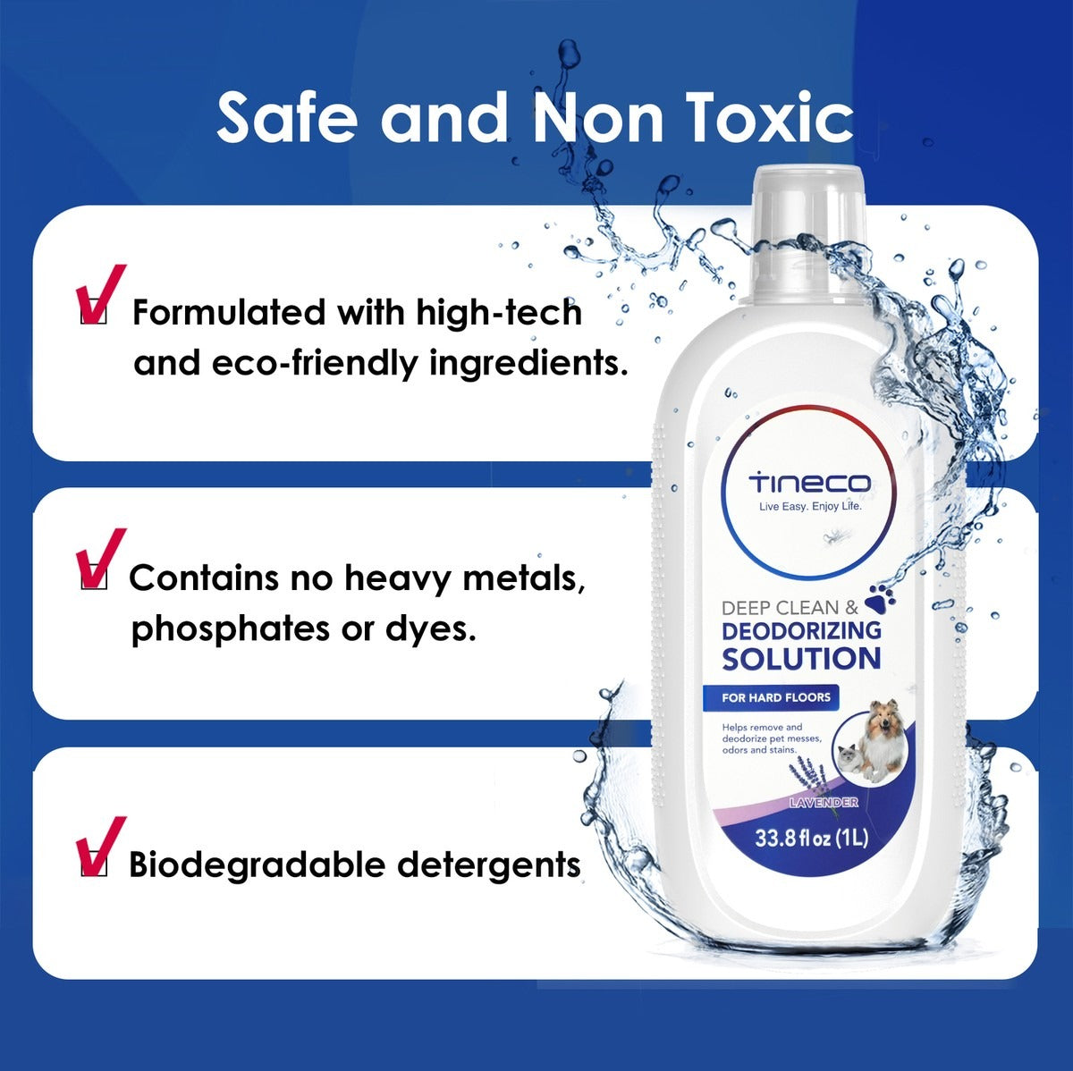 Tineco Floor Cleaning Solution (Pet) Lavender Flavor (1L)