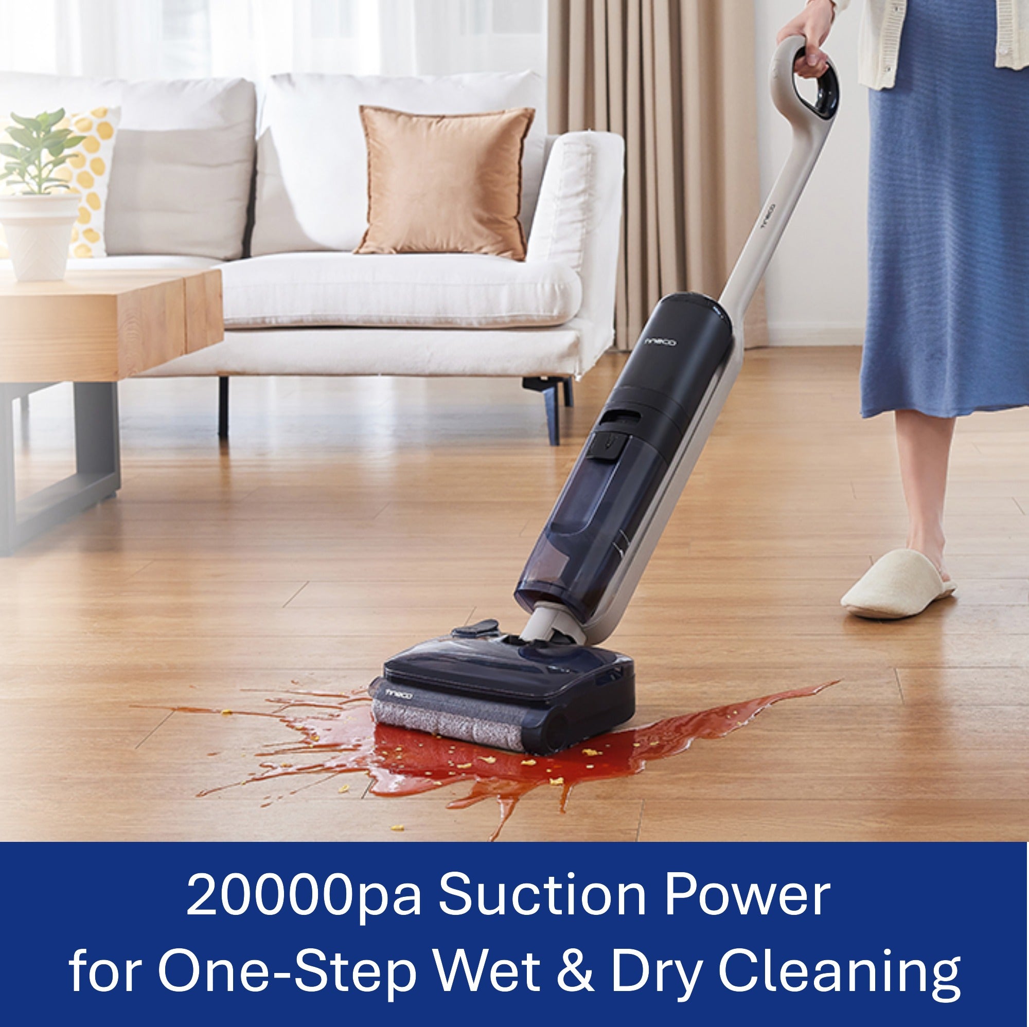 Tineco iFLOOR U5 Stretch | New Release & Fully Upgraded - 20kpa Power Suction & 180° Lay-Flat Design