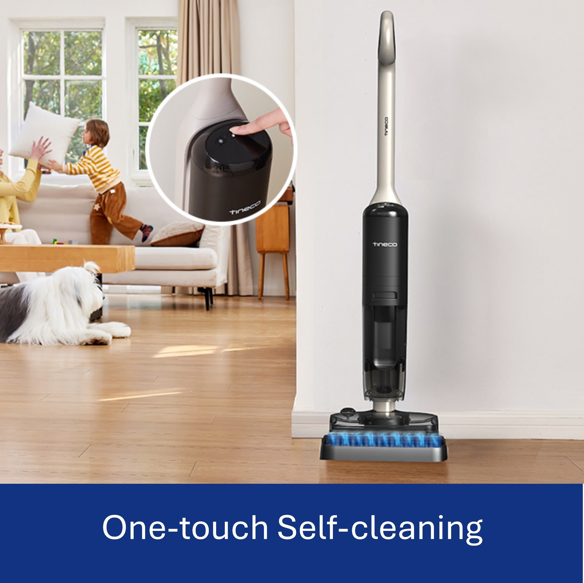 Tineco iFLOOR U5 Stretch | New Release & Fully Upgraded - 20kpa Power Suction & 180° Lay-Flat Design